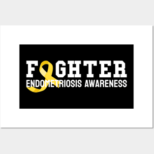 Fighter Endometriosis Awareness Month Ribbon Endo Warrior Posters and Art